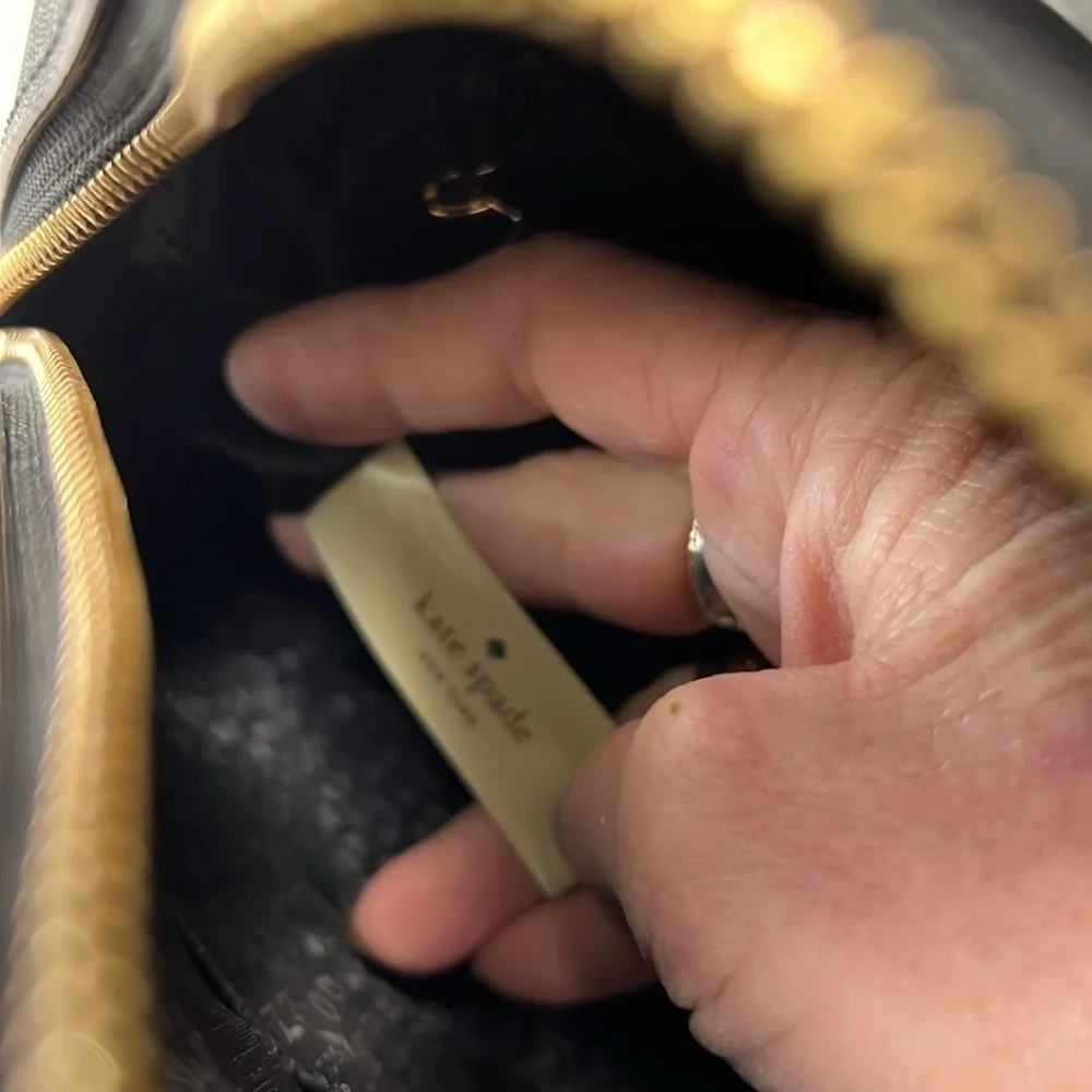 Kate Spade Black Meow Backpack Bookbag - Picture 6 of 12